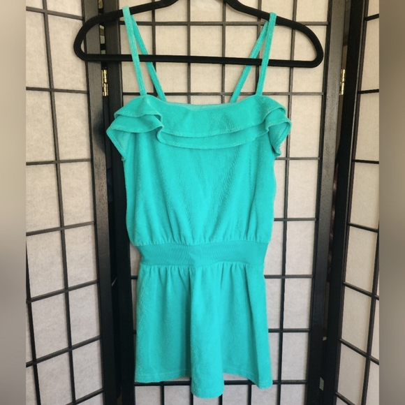 LAST CHANC Vintage!! EXhilaration Terry Romper Dress - Picture 1 of 7